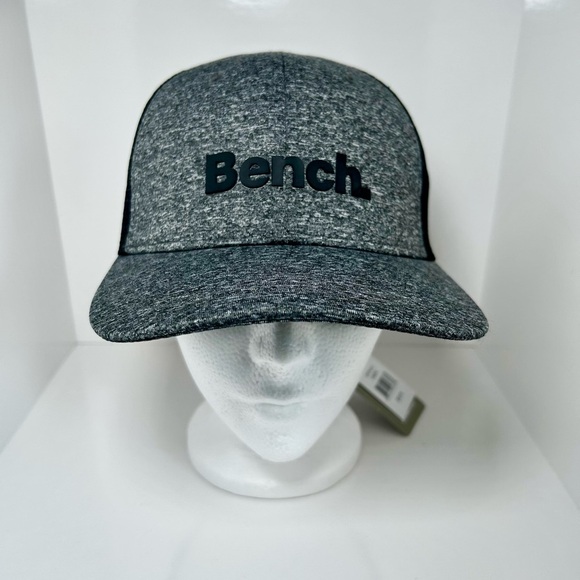 BENCH Men’s Grey & Black Adjustable Hat, One Size, New With Tags - Picture 3 of 6